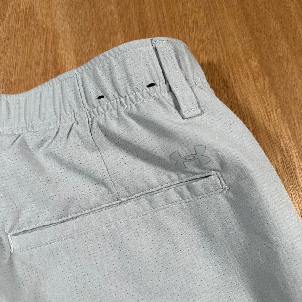 Under Armour Golf Shorts Men 38(34) Gray Performance Micro Mesh